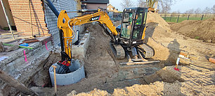 Betonringe setzen